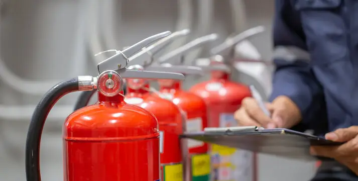 Fire extinguisher inspection and maintenance service